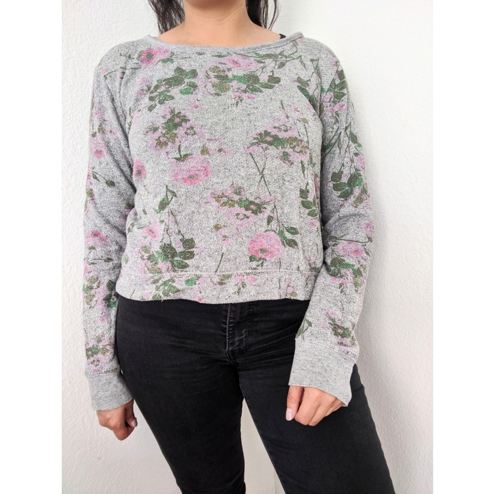 Kirra Floral Cropped Sweater